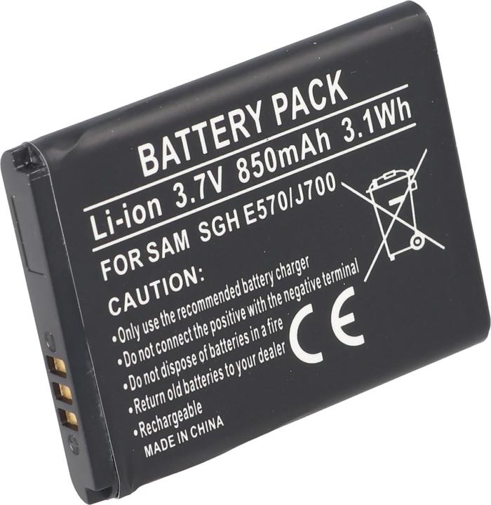 Image du produit Samsung Batterie SGH-E570 Akku, SGH-J700, AB503442BECSTD