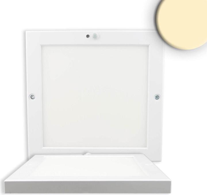 Immagine prodotto Isoled Lampada da soffitto Slim 18mm con sensore di movimento/luce PIR, bianco, 18W, trasformatore