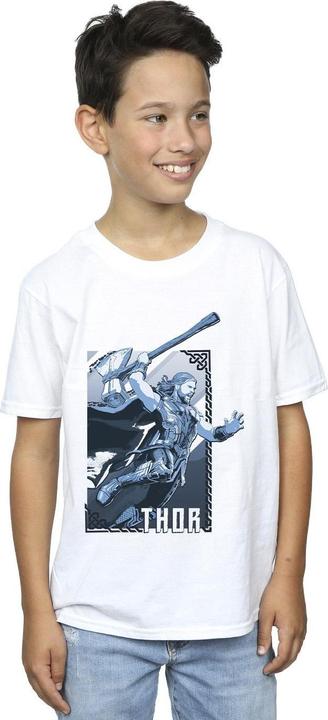 Actual product image Boys Thor Love And Thunder Attack T-Shirt (116)