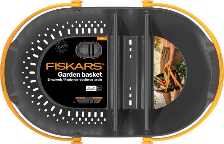 Actual product image Fiskars 1062831 Harvest Basket, For Gathering