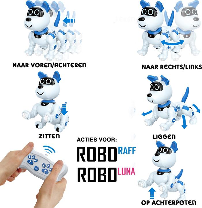 Actual product image Gear2play Robo Luna interactive puppy