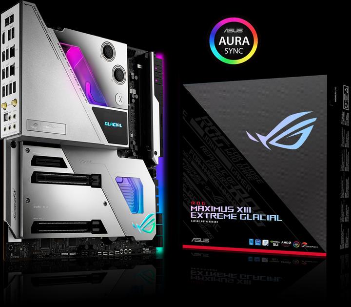 Actual product image ASUS ROG Maximus XIII Extreme Glacial (LGA 1200, Intel Z590, E-ATX)