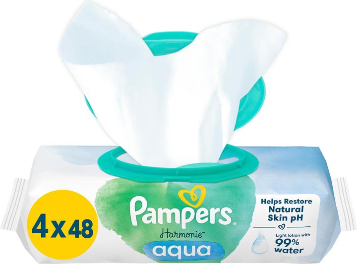 Pampers Harmonie Aqua (192 Piece)
