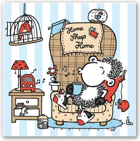 Produktbild Sheepworld Home Sheep Home Music (30 x 30 cm)