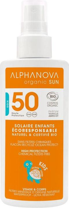 Actual product image Alphanova SUN Spray Kids bio SPF50 without nanoparticles (Sun spray, SPF 50, 157 g)