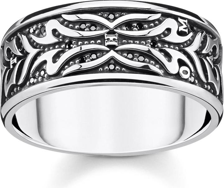 Immagine prodotto Thomas Sabo Anello modello tigre nero (64, 925 Argento)