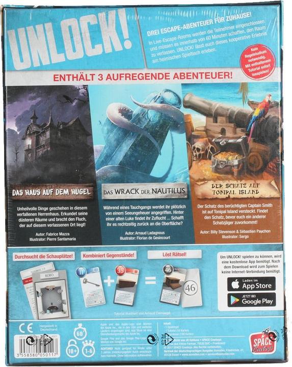 Produktbild Asmodée Unlock Mystery Adventures (Deutsch)