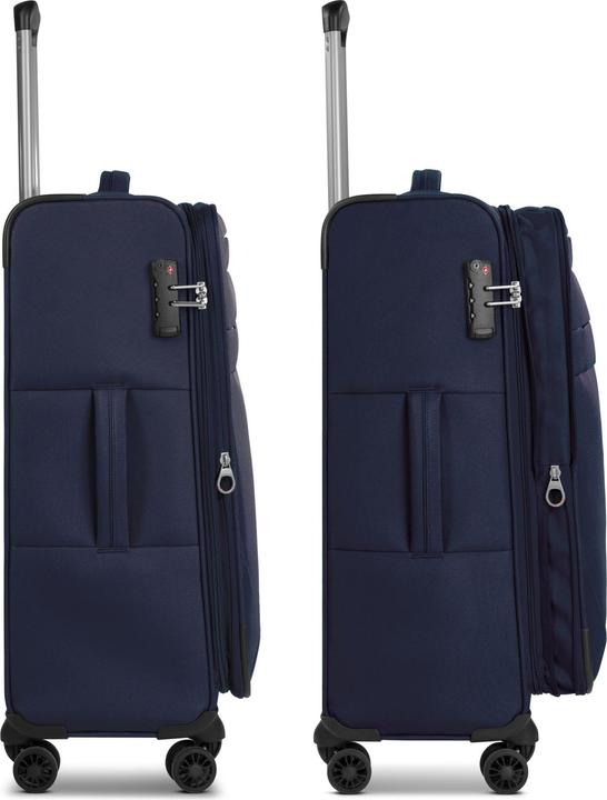 Immagine prodotto Worldpack Carrello Chicago a 4 ruote M 67 cm con piega ad espansione (65 l, M (50 - 90l))