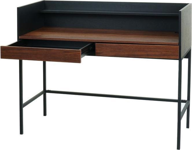 Produktbild Mendler Schreibtisch HWC-J79, 120x50x99cm Holz Metall, Walnuss-Optik