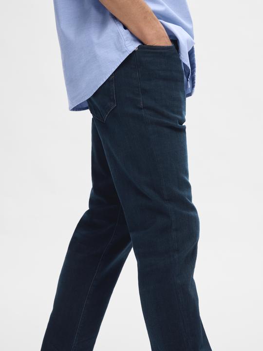 Produktbild Selected Homme 6155 – Superstretch Blauschwarz Straight Fit Jeans (W31/L32)
