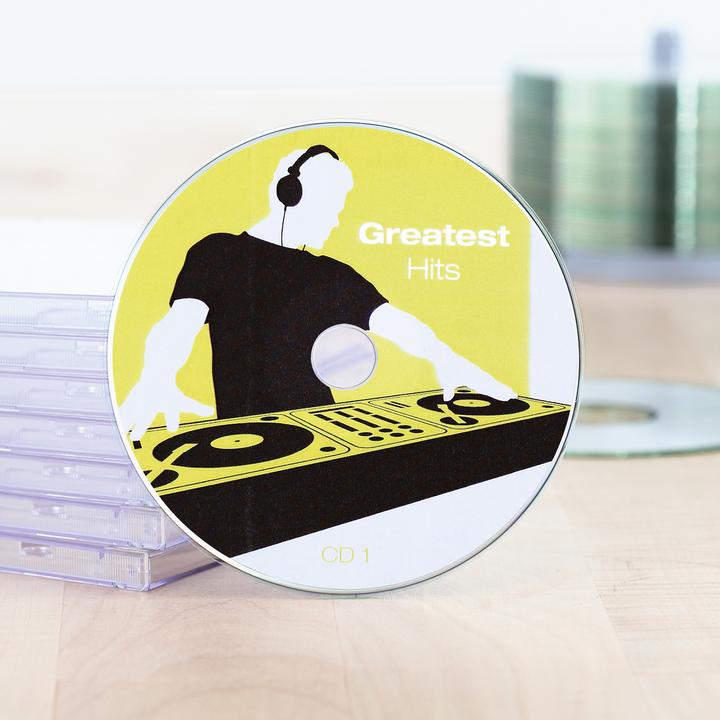 Actual product image HERMA CD labels A4