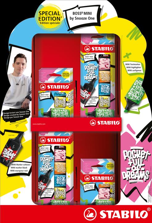Actual product image STABILO Boss Mini Snooze 72erdisp (Multicoloured, 5 mm, 72 x)