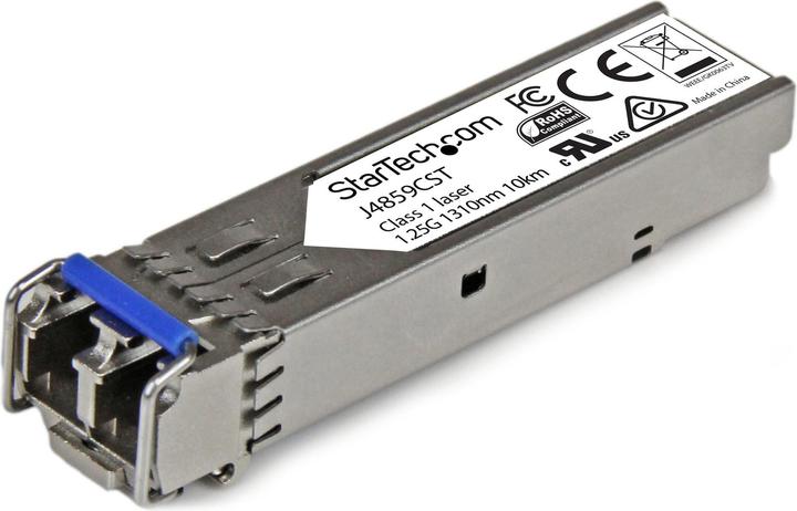 Actual product image StarTech Gigabit SFP Transceiver Module - HP J4859C compatible - SM/MM LC with DDM - 10km / 550m - 1000B...