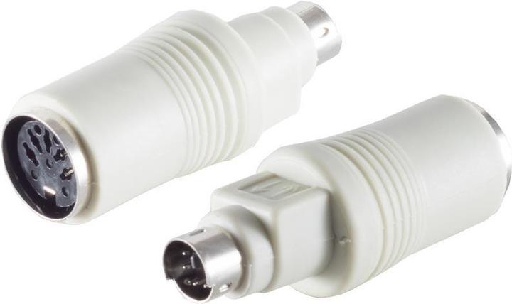 Actual product image Shiverpeaks BASIC-S PS/2 keyboard adapter 5-pin DIN coupling (Angle adapter)