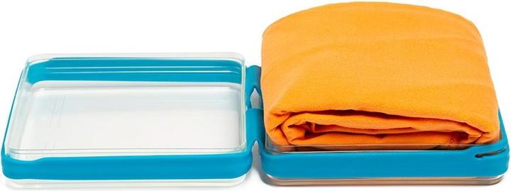 Produktbild Banale Weiches Mikrofasertuch mit Behälter für Sport und Reise (13 x 4.5 x 13 cm)