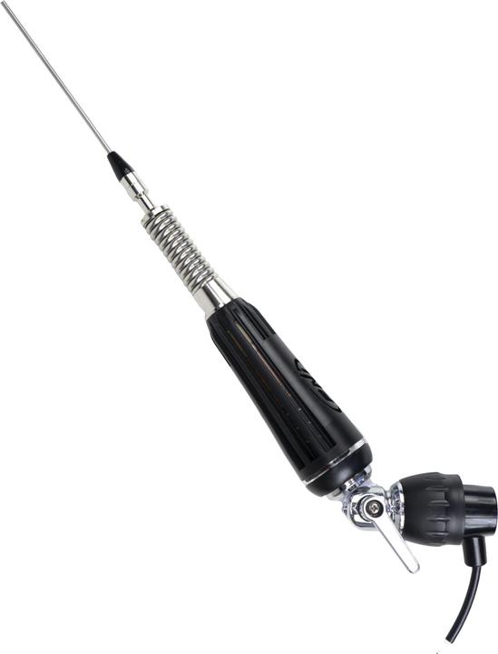 Image du produit PNI Antenne CB pliable LED 1000, 80 cm de long, avec câble et support papillon fixe, 26-30 M