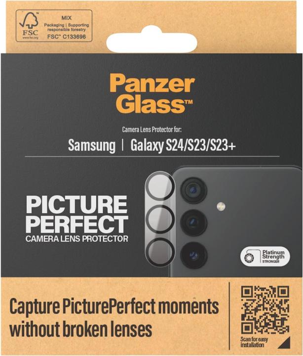 Produktbild PanzerGlass PicturePerfect Kameraschutz Samsung Galaxy S24 | S23 | S23+ (1 Stück, Samsung Galaxy S23, Samsung Galaxy S24, Samsung Galaxy S23+)
