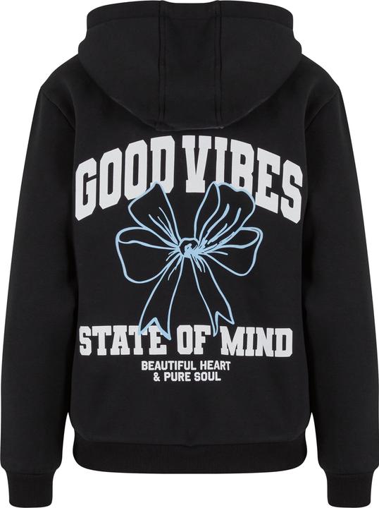 Produktbild Miss Tee Good Vibes Bow Ladies Fluffy Hoody - 179957 (L)