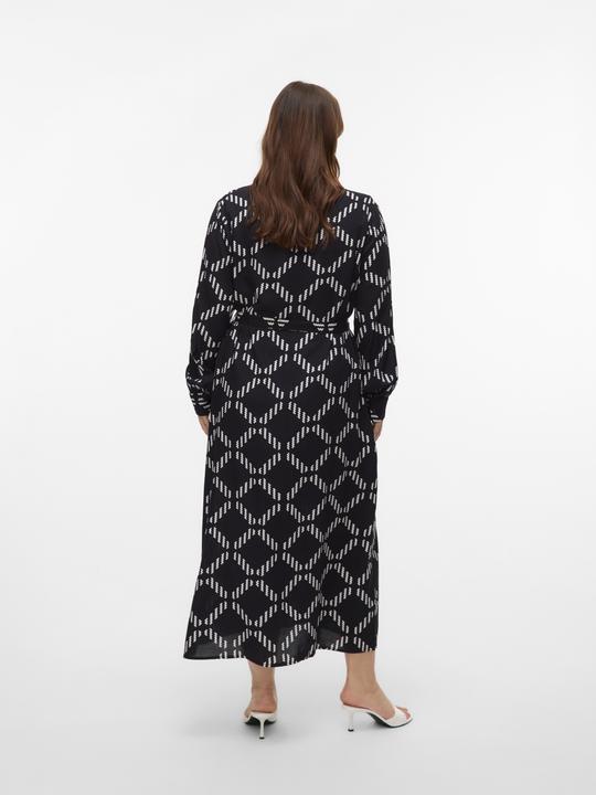 Produktbild Vero Moda VMCBRINA Langes Kleid Hemdblusenkleid (48)