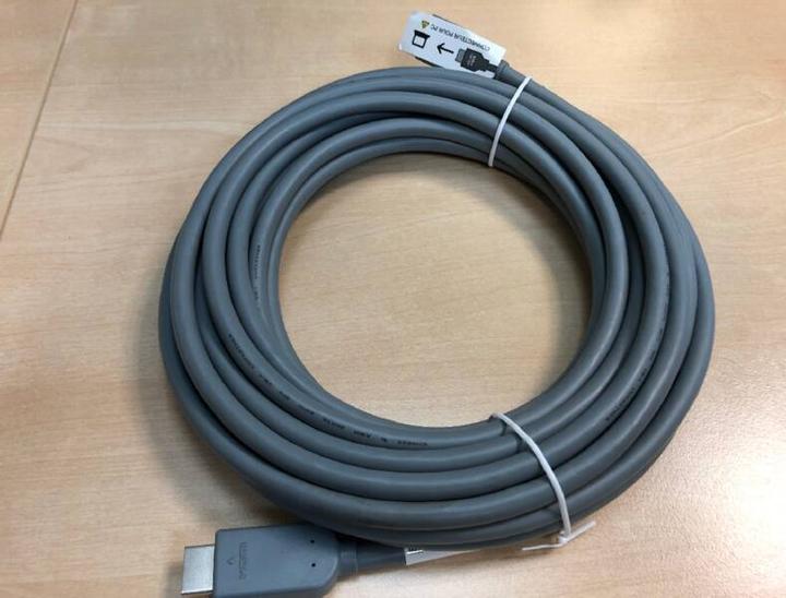 Image du produit Cisco Câble de présentation, 8 m, gris HDMI 1.4b / Répéteur (8 m, HDMI)