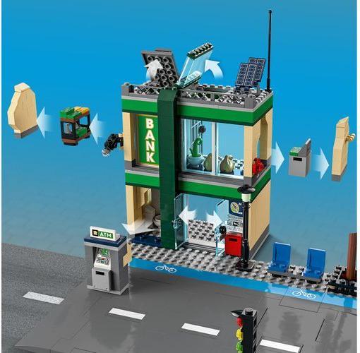Actual product image LEGO Bank robbery with car chase (60317, LEGO City)
