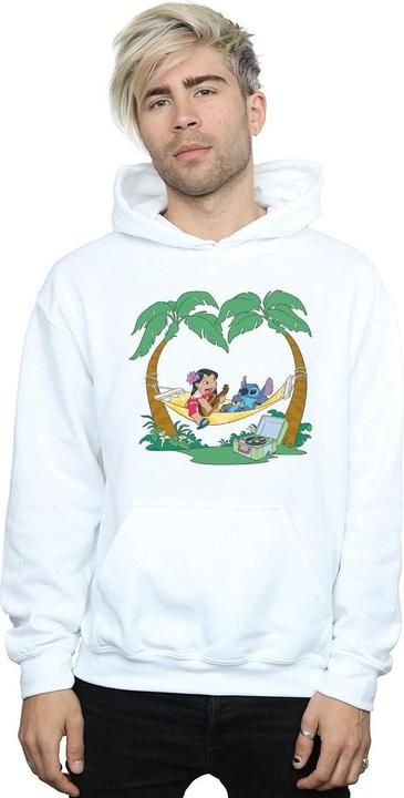 Immagine prodotto Disney Lilo And Stitch Play Some Music Felpa con Cappuccio Uomo (S)