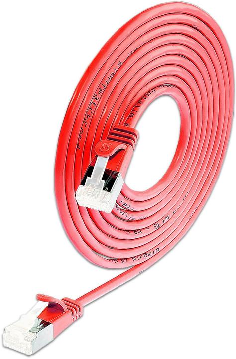 SLIM Slimpatch cable RJ-45, Cat 6A, U/FTP, 3 m, red, 36-pack (U/FTP, CAT6a, 3 m)