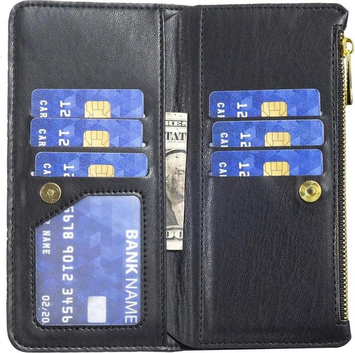 Produktbild Binfen Color Xiaomi Redmi 12C - BINFEN Brieftaschen Hülle schwarz (Xiaomi Redmi 12C)