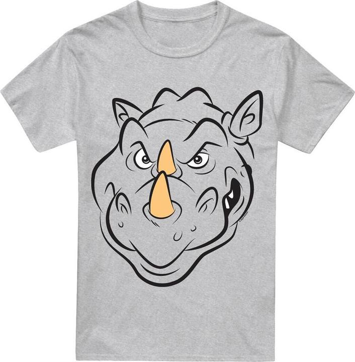 Actual product image Teenage Mutant NT Mens Rocksteady Face T-Shirt (XL)