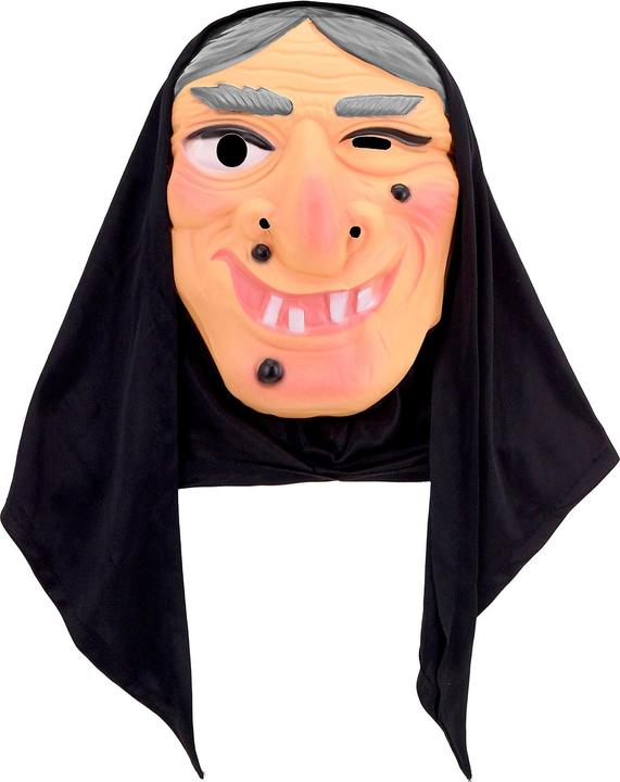 Produktbild Widmann HEXEN MASKE MIT KOPFTUCH aus Plastik