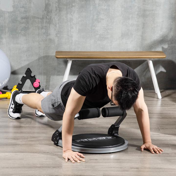 Image du produit Homcom Entraîneur pour abdominaux avec coussin d'assise