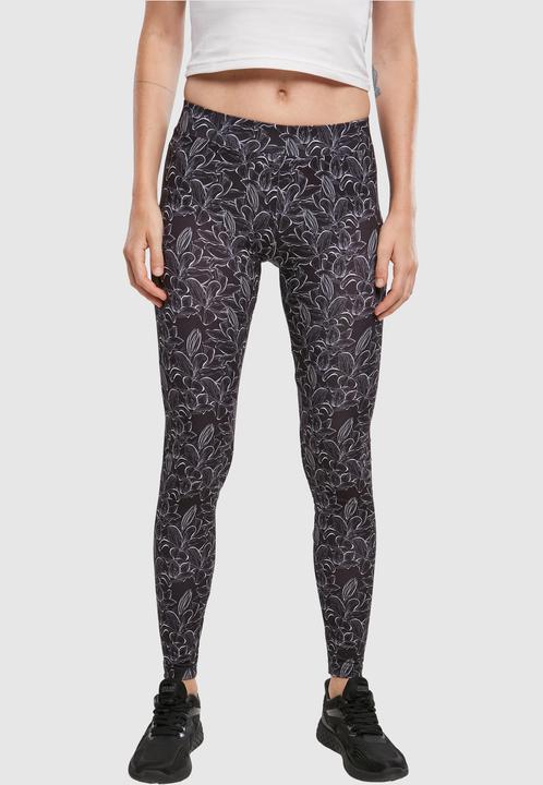 Actual product image Urban Classics Ladies AOP Leggings (4XL)
