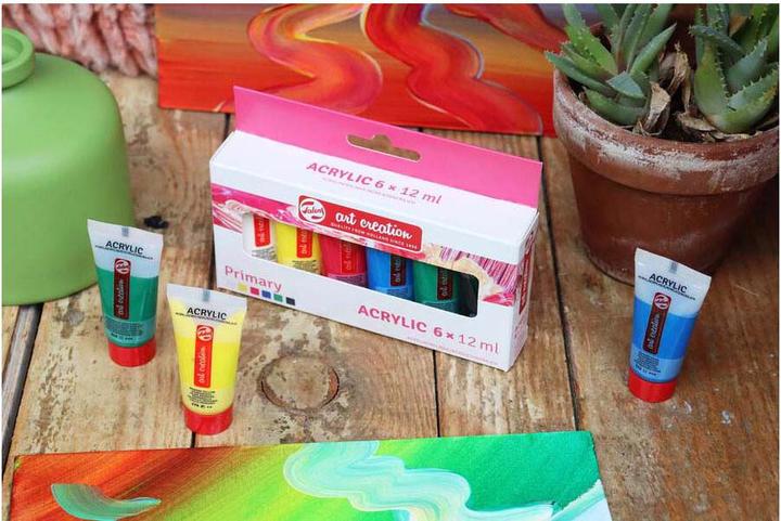 Produktbild Royal Talens Talens Art Creation Acrylfarben-Set Primär, 6x12ml (12 ml)