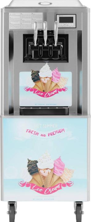 Produktbild Royal Catering Softeismaschine Frozen Joghurt Gastro-Eismaschine 2140 W 33 l/h 3 Sorten