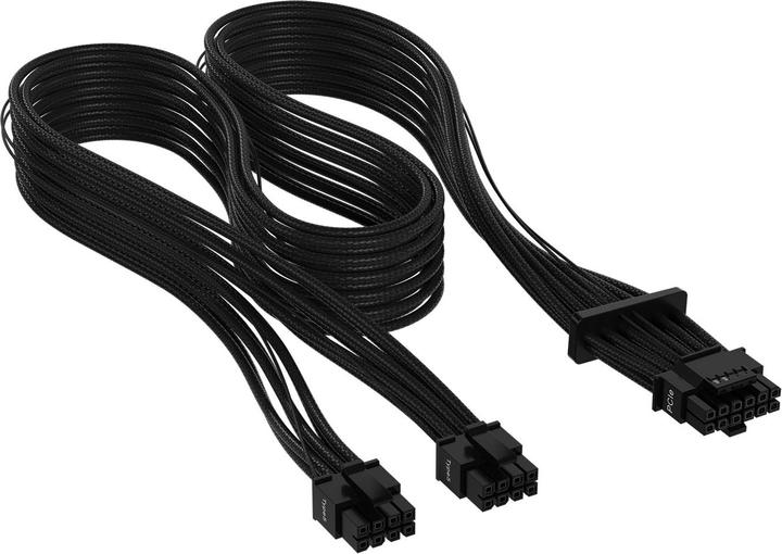 Produktbild Corsair Premium-12+4-Pin-12VHPWR-600-W-Typ-5-Kabel für PCIe Gen 5 mit Einzelummantelung (600 W)