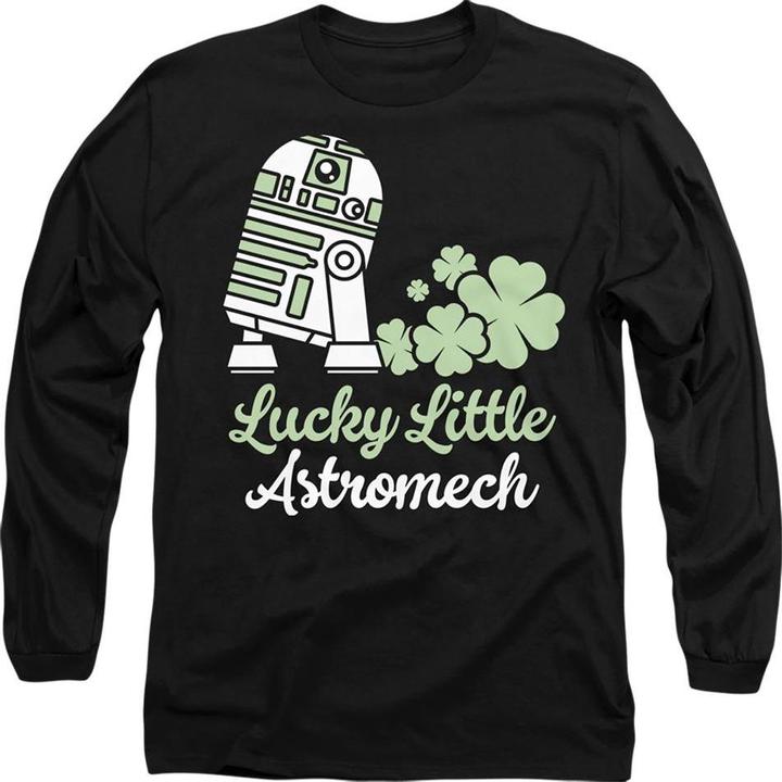 Immagine prodotto Star Wars Lucky Astromech Maglietta Giorno di San Patrizio Adulto Unisex (S)