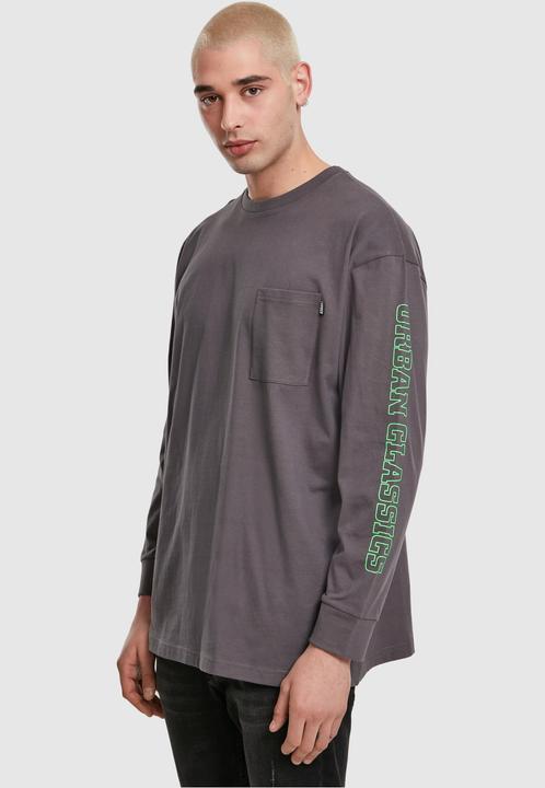 Actual product image Urban Classics Neon Logo Boxy Pocket LS (S)
