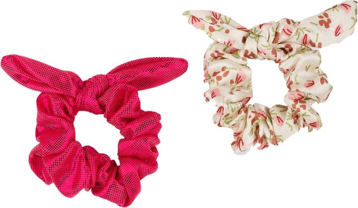 Image du produit Trisa Scrunchie avec dragonne pour enfants, rouge & beige-fuchsia