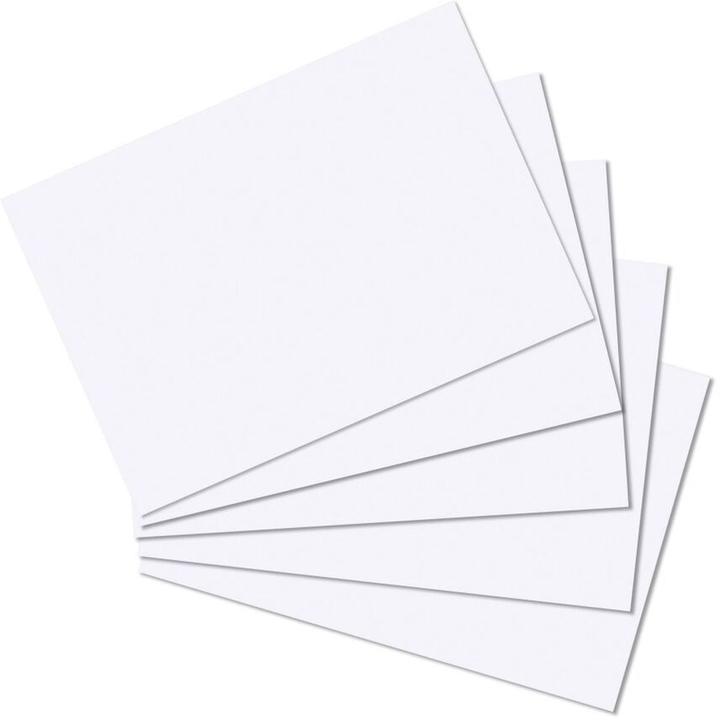 Herlitz Karteikarten (A5, 170 g/m², 100 x)