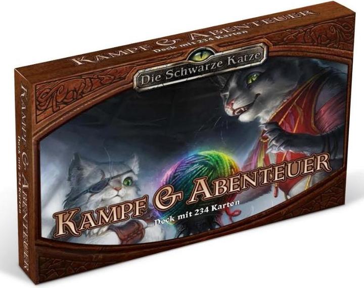 Image du produit Le Chat Noir - Combat & Aventure, Jeu de cartes à jouer (édition DE) (Allemand)