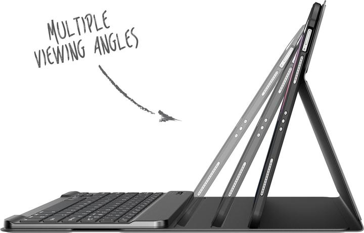 Actual product image Accezz QWERTY Keyboard Bookcase iPad Air (2025 / 2024 / 2022 / 2020) / Pro 11 (2022 - 2018)