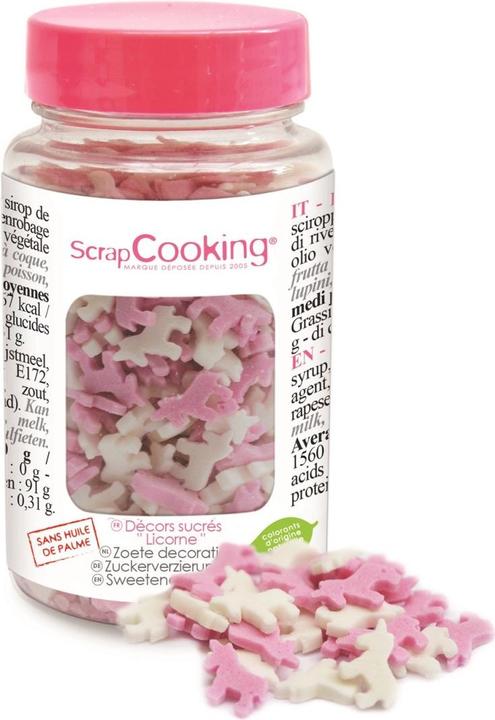 Image du produit ScrapCooking Dekorzucker "Einhorn &Herz", 50 g (1 x)