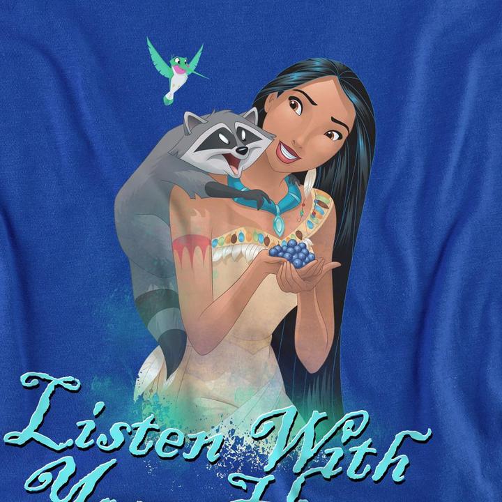 Immagine prodotto Disney Listen With Your Heart Maglietta Adulto Unisex (S)