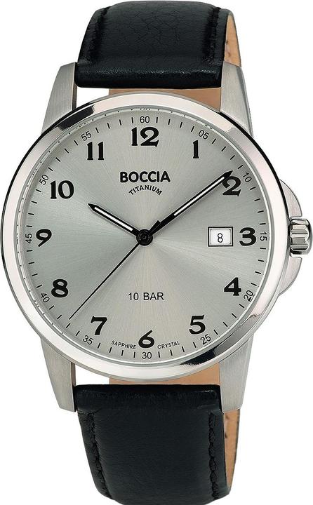 Produktbild Boccia 3633-03 Herrenuhr Titanium 40mm 10ATM (Analoguhr, 40 mm)