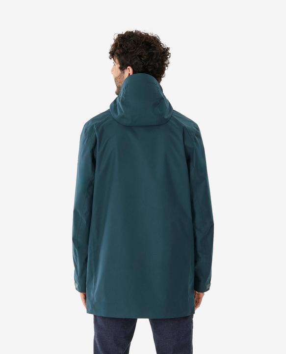 Actual product image Quechua Men's long hiking jacket - NH500 green (3XL)