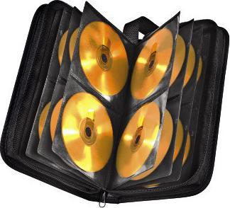 Produktbild Hama CD-/DVD-/Blu-ray-Tasche 64, Schwarz