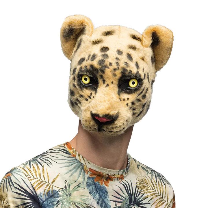 Produktbild Boland Plüsch-Halbmaske Leopard
