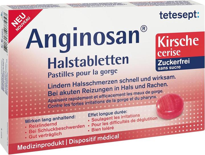 Image du produit Tetesept Anginosan pastilles pour la gorge cerise 20 pastilles (1 pièce(s))