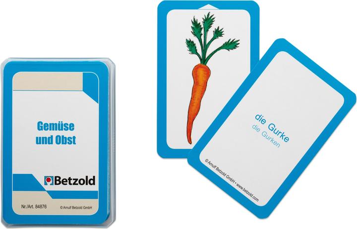 Image du produit Betzold Jeu de cartes vocabulaire de base - pour le cylindre magique (Allemand)