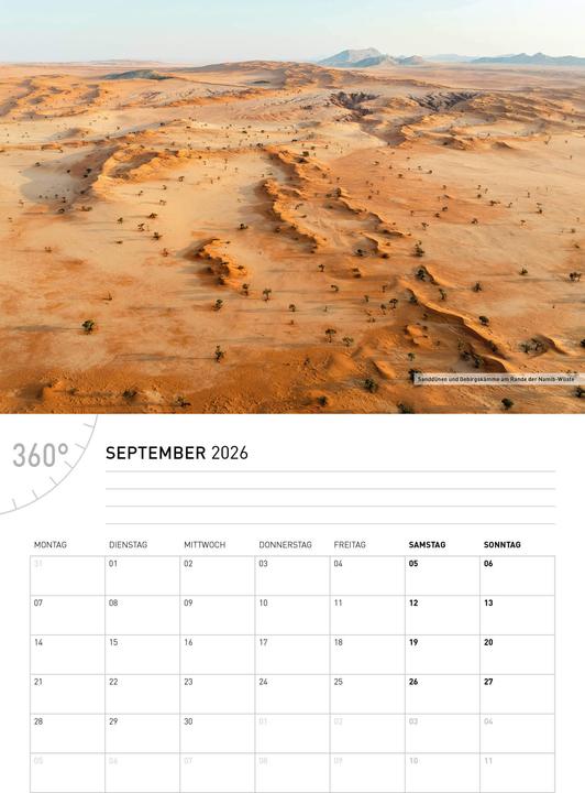 Image du produit NamibieCalendrier en brochure2026 (Allemand)